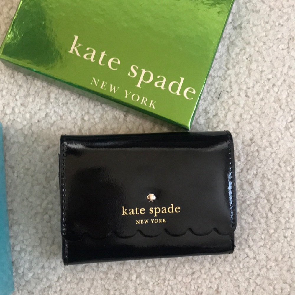Black Kate Spade leather wallet